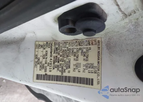 2008 Nissan Frontier Se из США, поврежденный, VIN 1N6AD06W48C428519